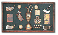 golfing trophy case